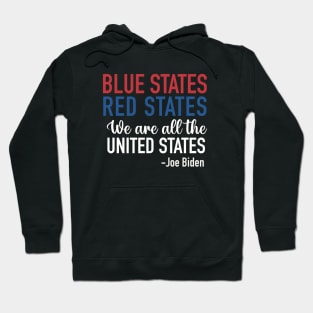 Blue States, Red States, UNITED STATES Hoodie